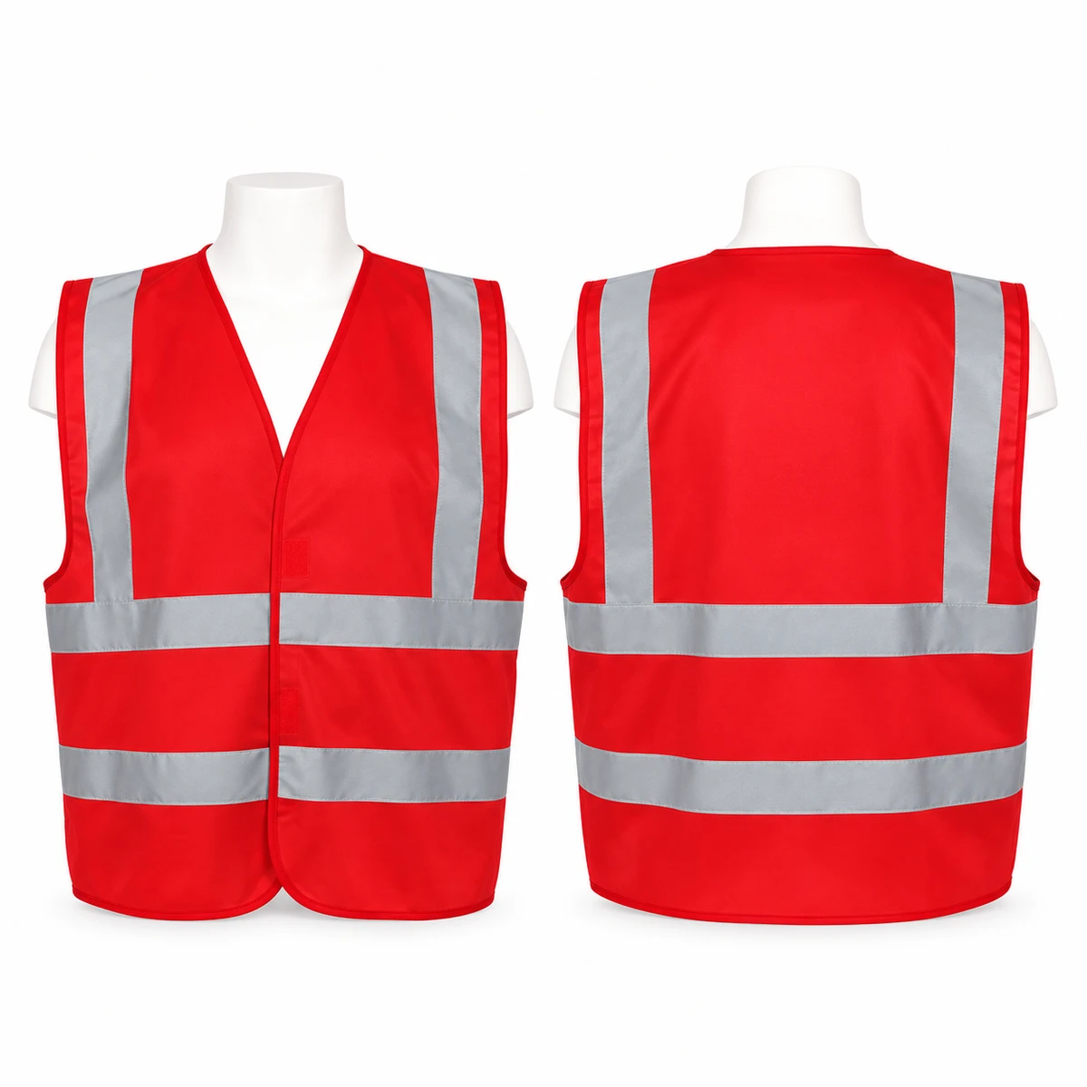 Zecchin, Premium Safety Fabric Vest, Red Color